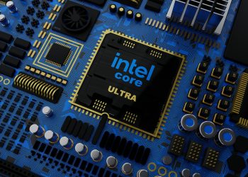 a close up of the intel core logo on a computer motherboard