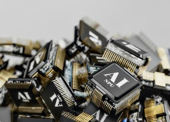 A pile of electronic components sitting on top of each other
