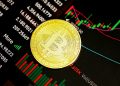 gold round coin on black surface